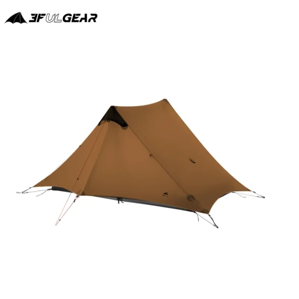 3F UL GEAR LanShan 2 2 Person Outdoor Ultralight Camping Tent 3-Season Professional 15D Silicone Rodless-Tent 4-Season