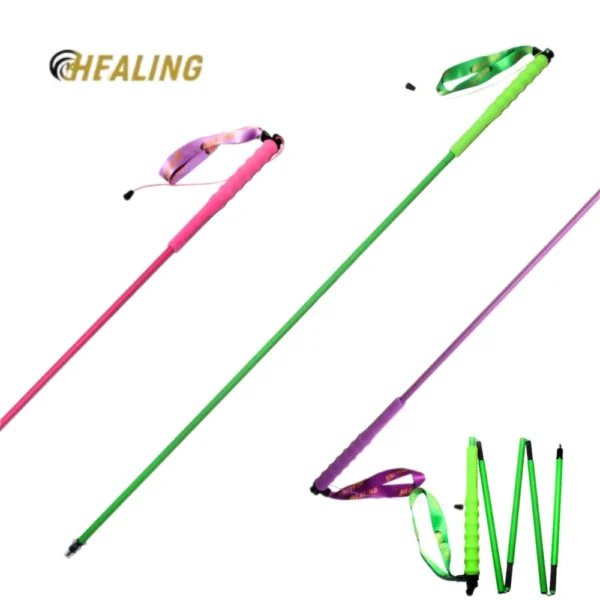 Folding Trekking Poles Ultra Light Weight T700 Carbon Fiber Hiking Poles Walking Sticks Trekking Stick Hiking Accessories Cane