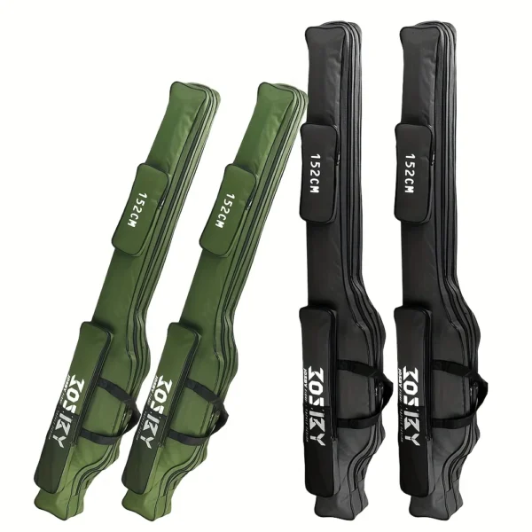 Fishing bag 122 152 182CM 3-layer Fishing backpack Tackle fishing accessories fishing rod bag Oxford cloth durable fishing gear