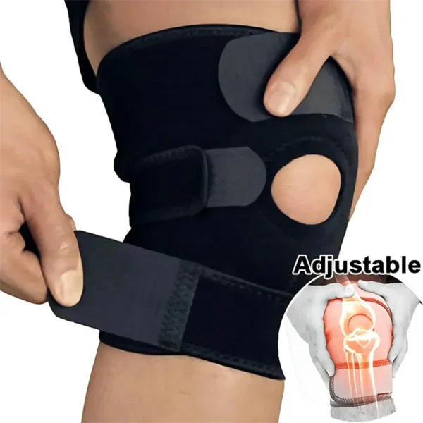 1pc Breathable Adjustable Knee Brace Orthopedic Knee Pad Knee Brace Support For Fitness Mountaineering Hiking & Knee Pain Relief